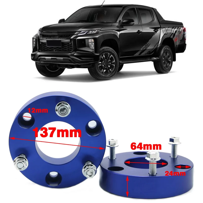 

Front Suspension Lift Up Kits For Mitsubishi Triton L200 Coil Strut Shocks Absorber Spacers Spring Raise 32MM