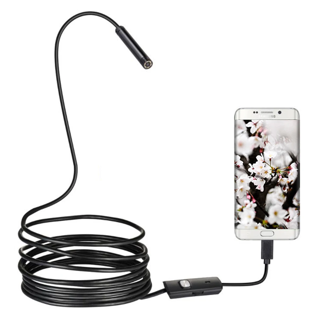 1080P Full HD мини-камера-эндоскоп Android IP68 1280*720 1/2/3 5/5/10 м Micro USB инспекционная
