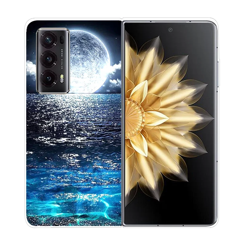 Durable Clear Hard Shell Phone Case - Shockproof & Foldable Design