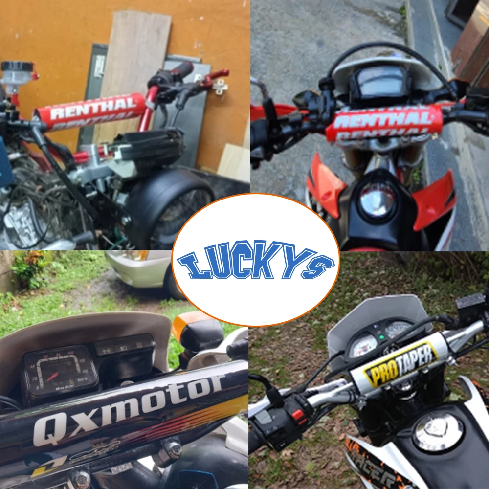 핸들바 패드 7/8 자전거 오토바이 크로스 체스트 보호대 그립, CRF YZF RMZ DRZ WRF 모토크로스 더트 바이크 ATV 쿼드