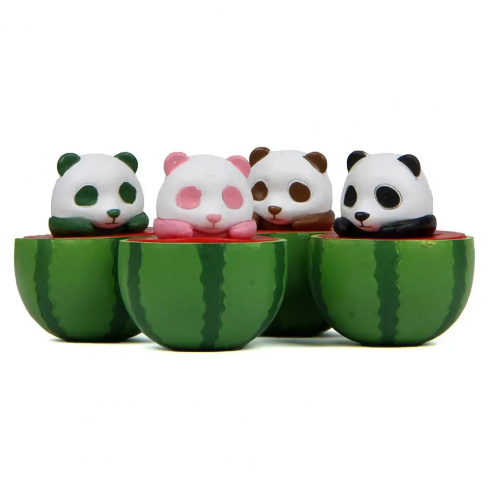 

Cute Panda Watermelon Decoration Cute Fruit Ornament Fun Summer Watermelon Panda Diy Decoration A Novelty Ornament for Wide