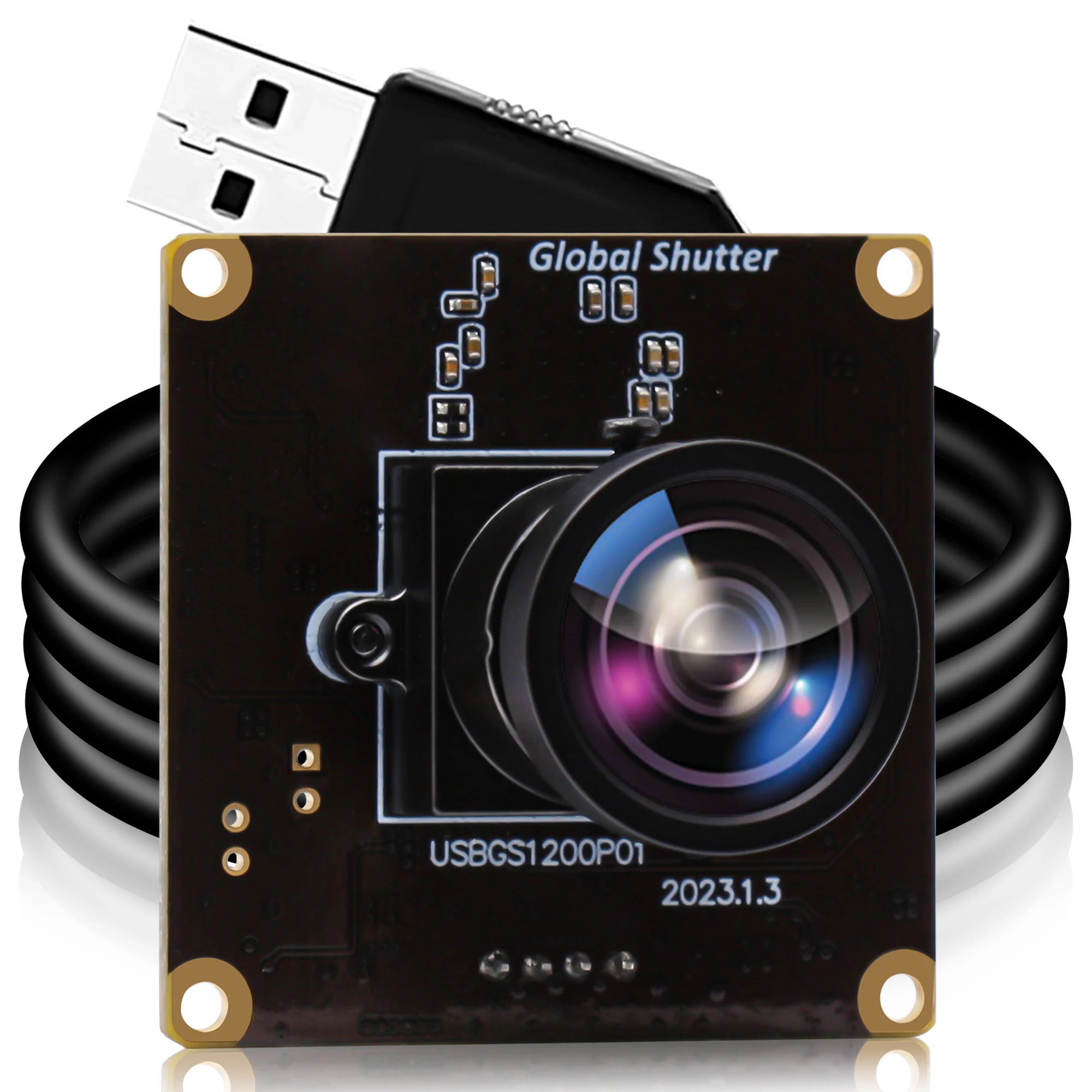 ELP 200USB メガピクセル USBカメラモジュール Amazon.co.jp: ELP 1080P USBカメラ 高速 広角 魚眼 ウェブ