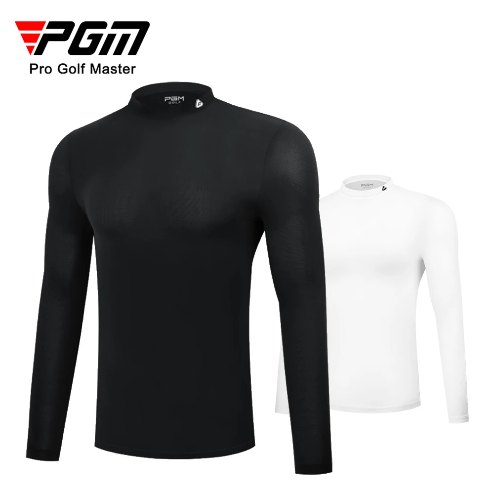 

PGM Golf Мужская Солнцезащитная рубашка из ледяного шелка с длинным рукавом Защита от УФ-лучей крутая дышащая высокоэластичная Спортивная тренировочная одежда YF308