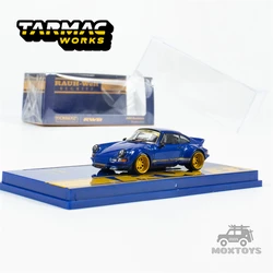 Tarmac Works 1:64 RWB Backdate Pandora One blue Diecast Model Car