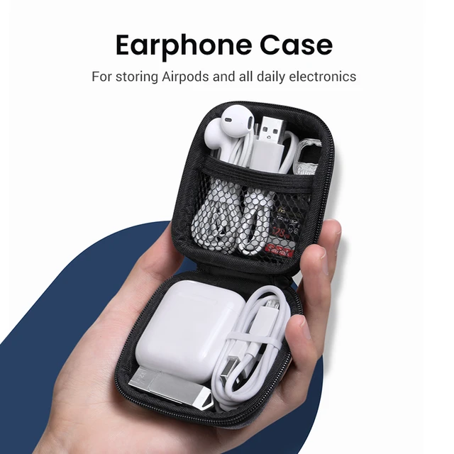 UGREEN-funda rígida para auriculares, bolsa para Airpods, Sennheiser,  almohadillas para auriculares inalámbricos por Bluetooth, accesorios -  AliExpress