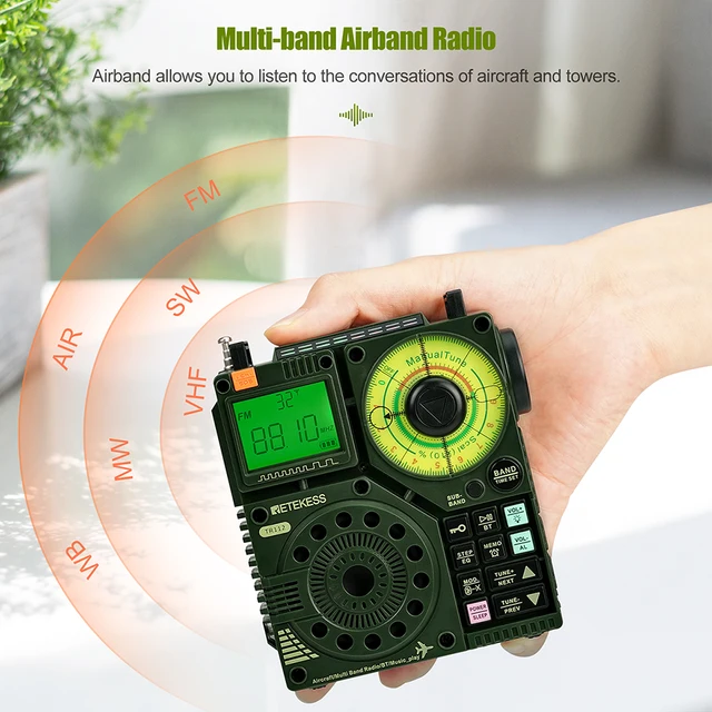 Fm Digital Radio Portable Retekess  Portable Fm Digital Clock Radios -  Tr106 - Aliexpress