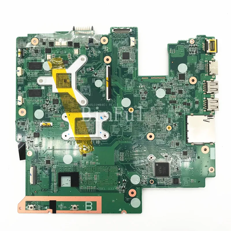 High Quality For 14-B Laptop Motherboard 721215-001 721215-501 721215-601 DA0U33MB6E1 With SR0XL I5-3337U CPU 100%Full Tested OK best gaming motherboard for pc