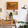 Wooden Storage Shelf Distribution Box Shade Remodeling Decoration Solid Wood Electric Gate Box Home Storage Decoration 4