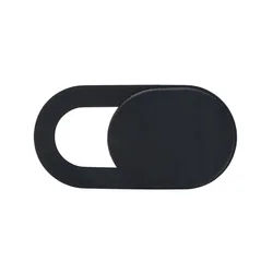 Universal Webcam and Camera Privacy Cover Slider for Phones, Tablets, and Laptops (1X - Black)