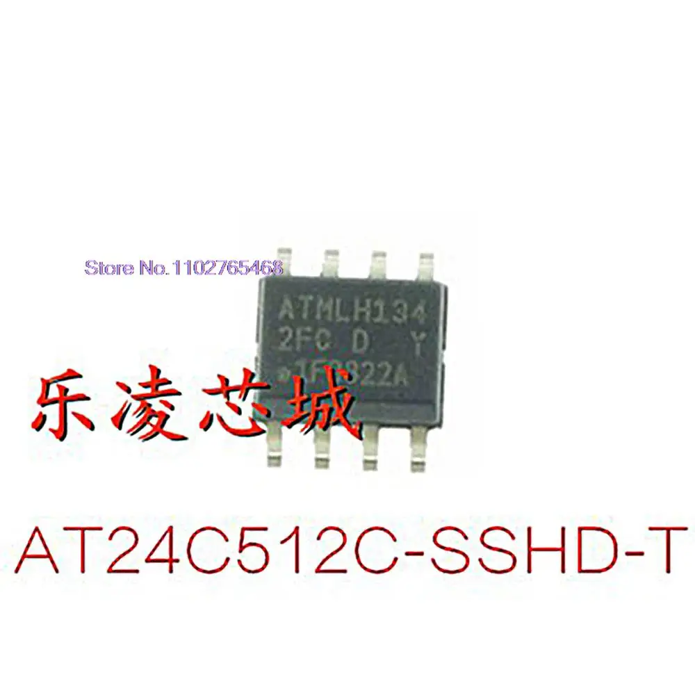 IC AT24C512C-SSHD-T AT24C512C-MAHM-T, UDFN8 SO..