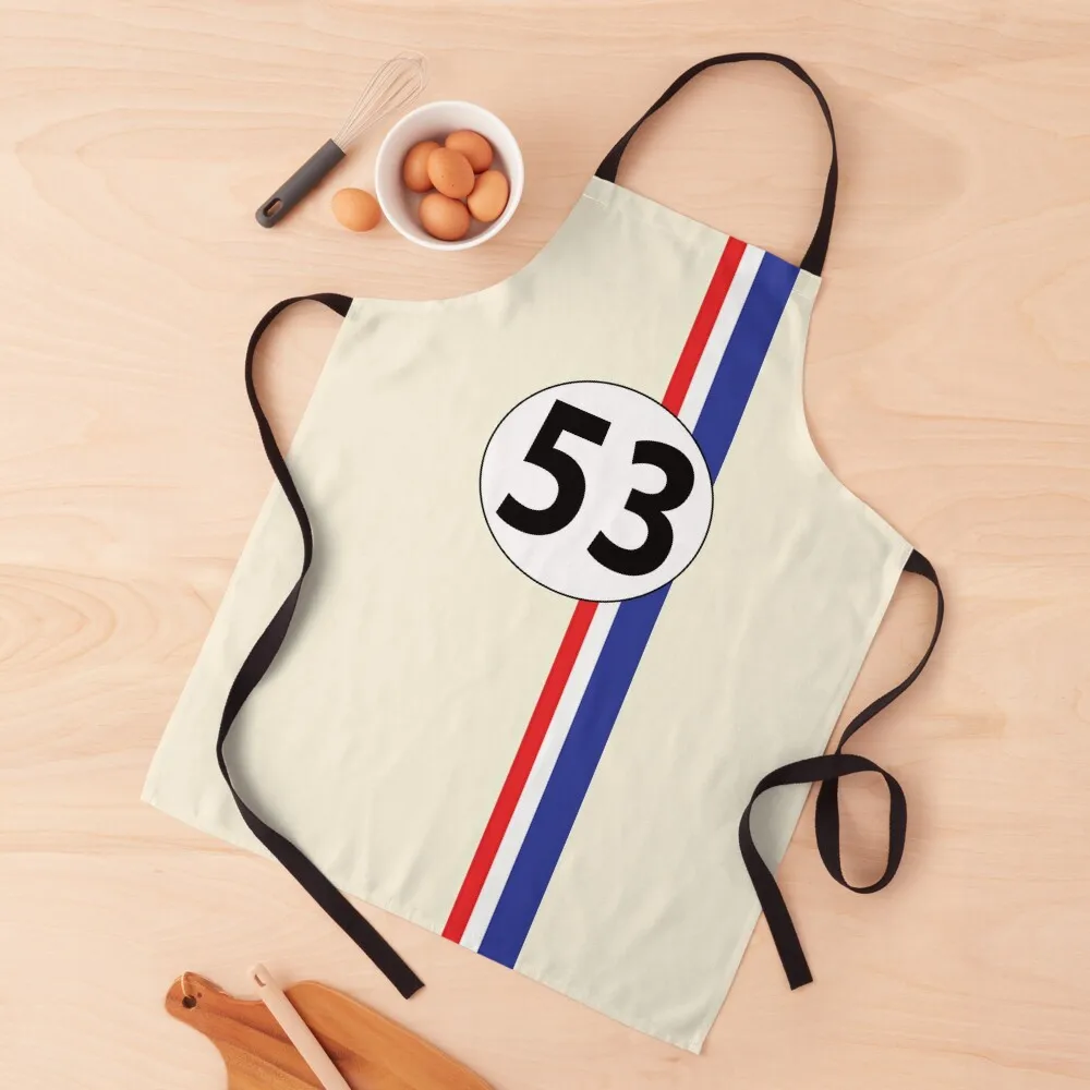 

Herbie, number 53 Apron Apron For Hairdresser Cute Kitchen Things For Home And Kitchen House Things For Home And Kitchen