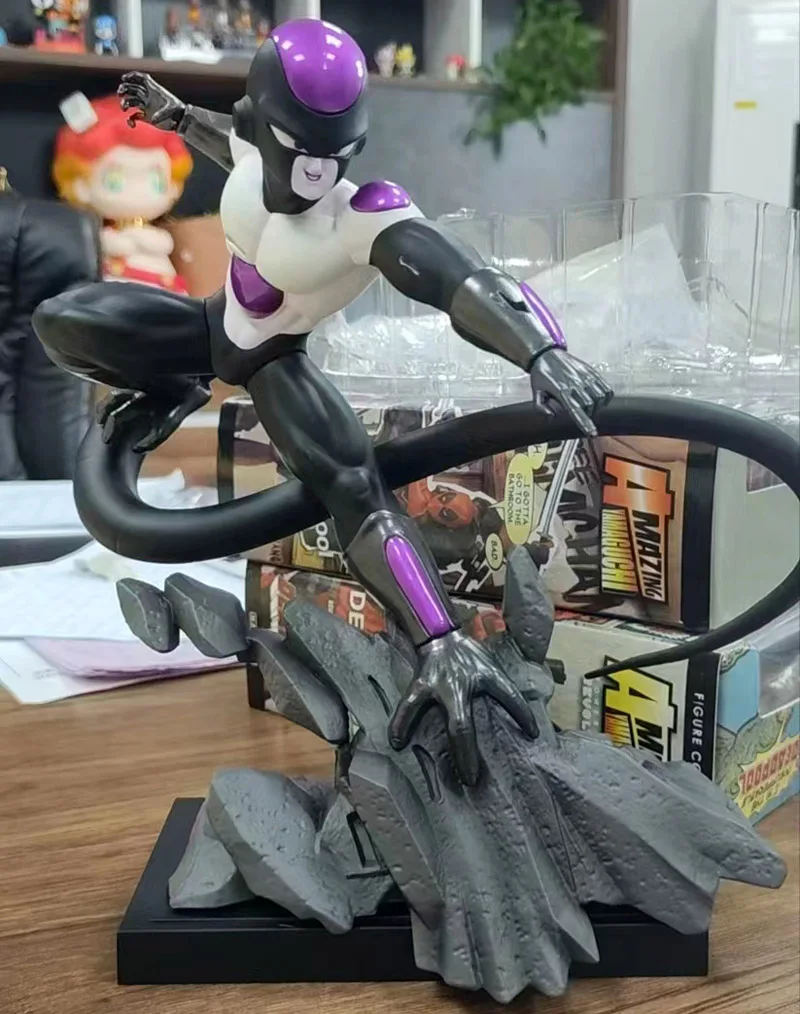 24Cm Dragon Ball Z Figure Frieza Gold Freezer Figure Black Frieza Gk Anime Figurine Pvc Statue Model Doll Regali Giocattolo Da Collezione