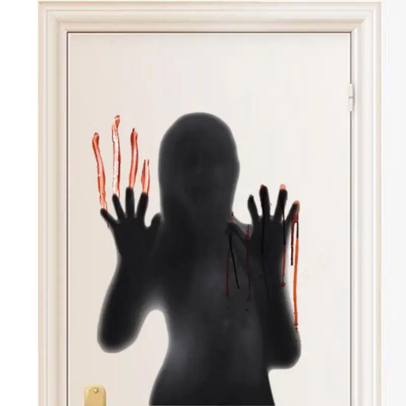

Halloween Bloody Stickers Halloween Stickers For Window Horror Stickers For Window Wall Floors Indoor/Outdoor Decoration