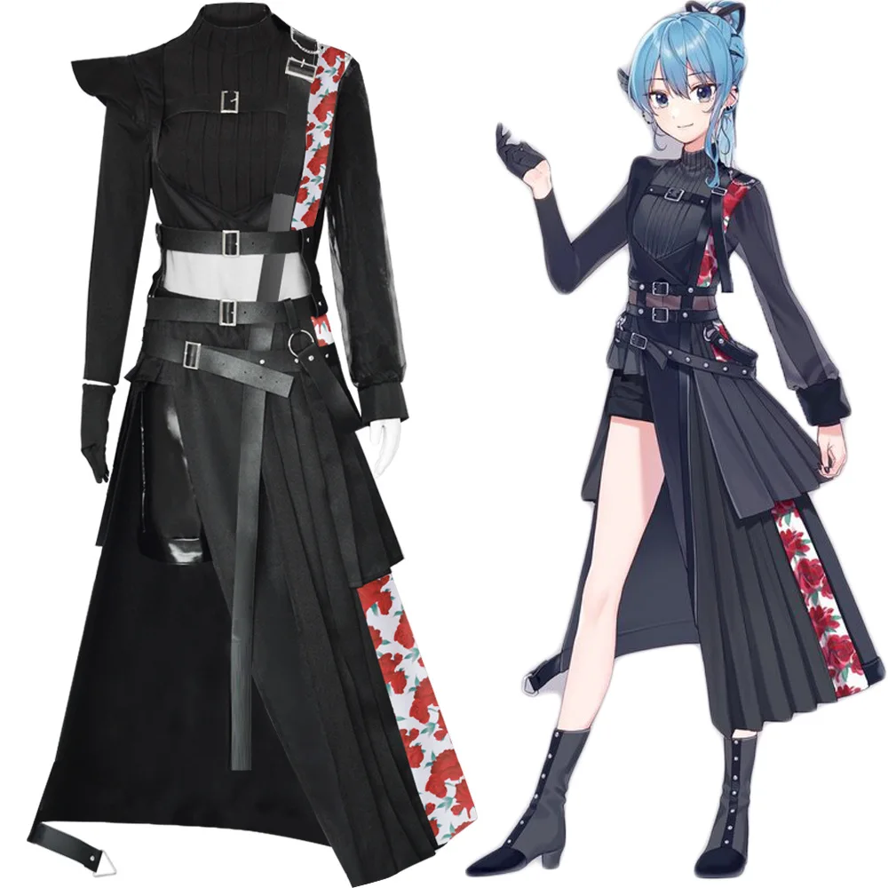 Hololive Suisei Hoshimachi Shout in Crisis Concert Costume for Women (Unofficial)