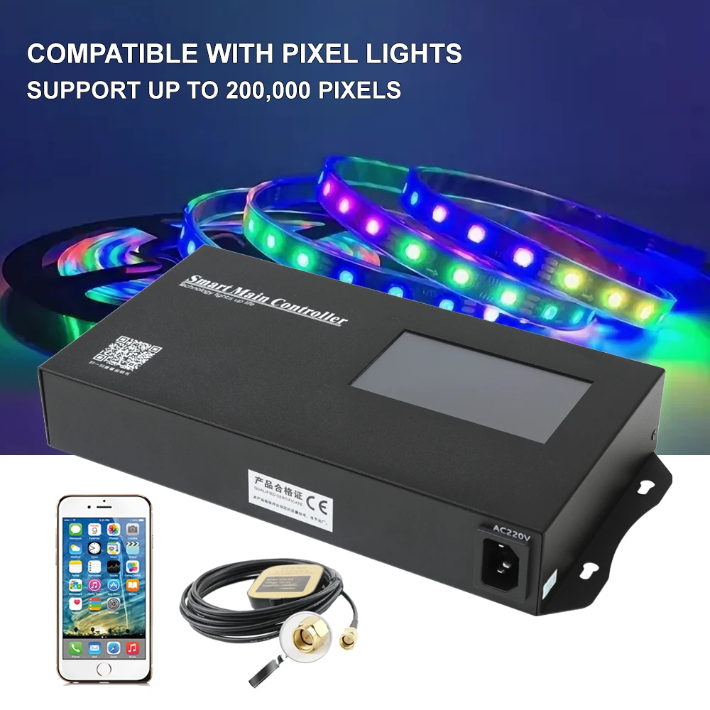 M-C8 8포트 DMX 512 시리얼 SPI 신호 RDM 디코더 마스터 RGB LED 스트립 라이트 일정 전압 프로그램 프로젝트 컨트롤러