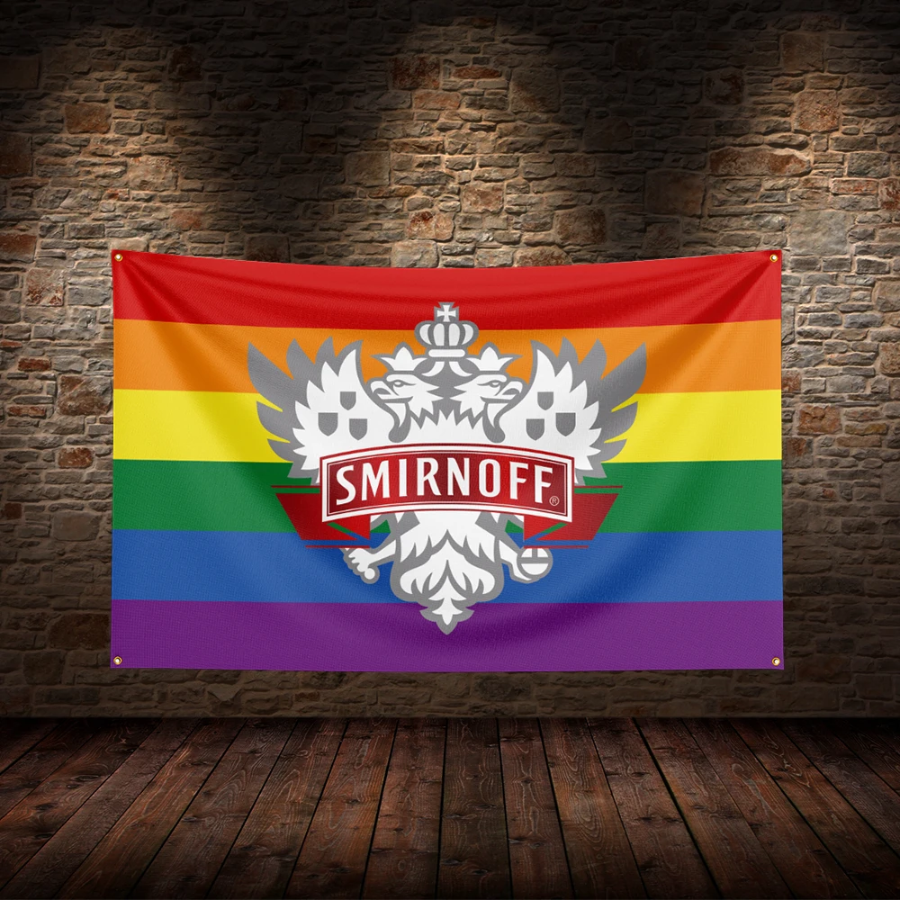 3x5 футов S-Smirnoffs флаг из полиэстера печатные пивные флаги для вина для декора комнаты гаража