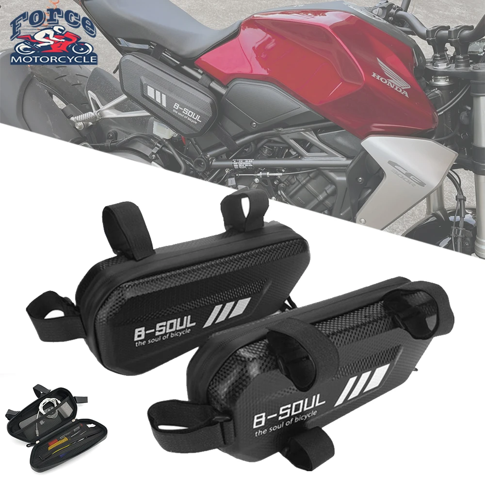 

For Honda Africa Twin CRF1000 CRF1000L CRF1100 XRV 750 CRF 1000 1100 1000L Moto Waterproof Hard Shell Triangle Side Case Bag