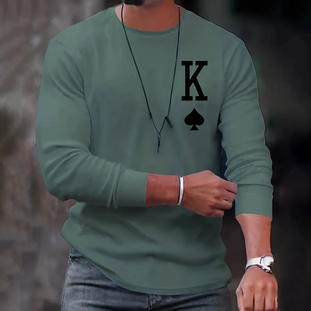 3D Print Long Sleeve T Shirt Streetwear Hip Hop Tops