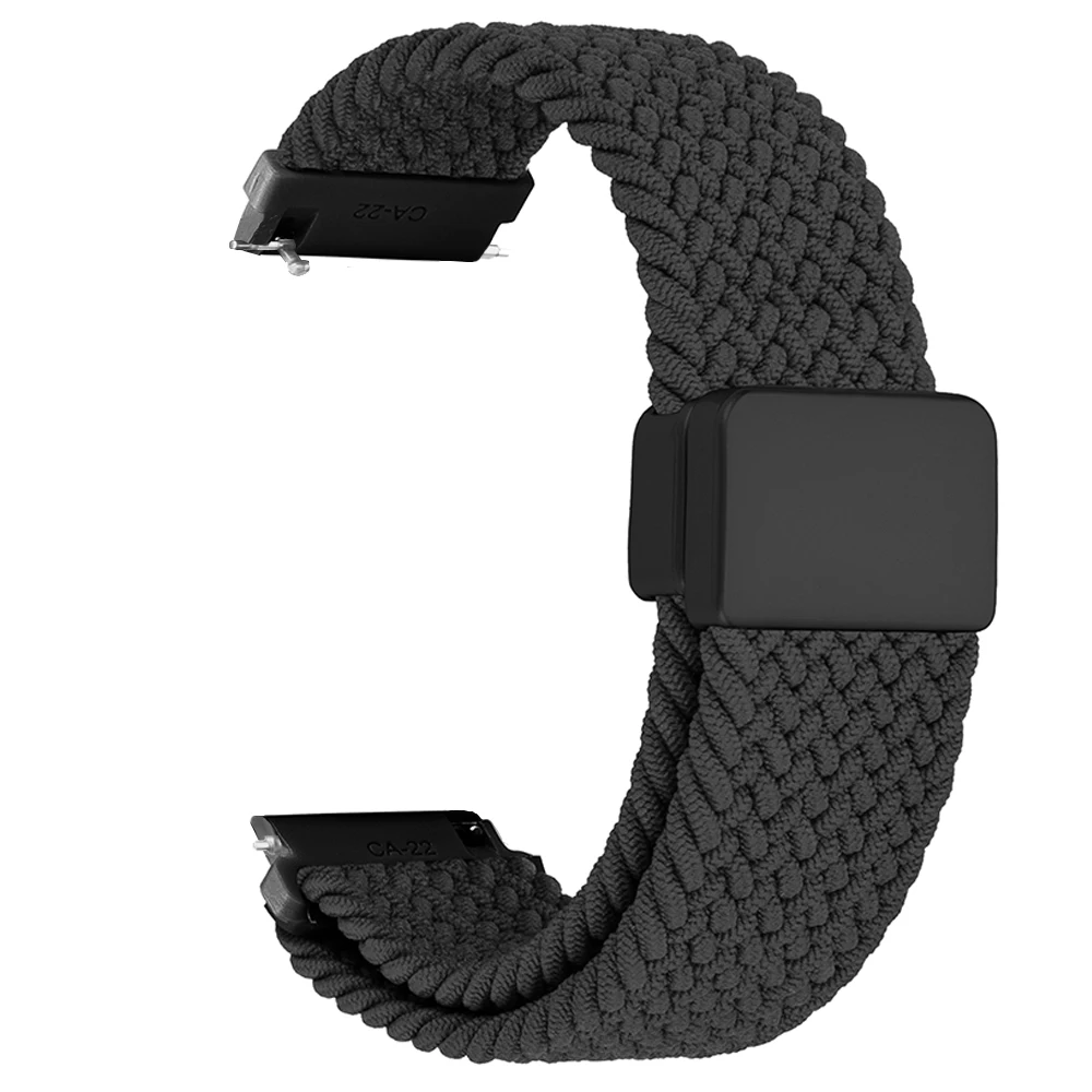 Premium Magnetic Buckle Nylon Strap in 20-22mm Size