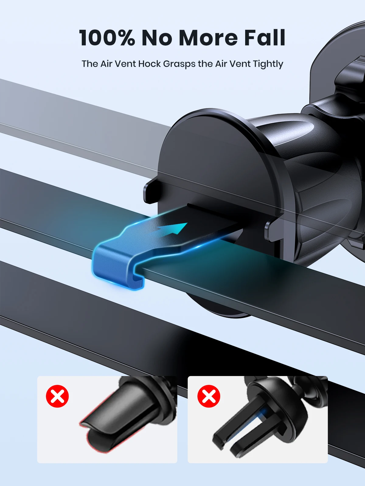 TOPK حامل هاتف السيارة المغناطيسي 360 دوران الهواء...
