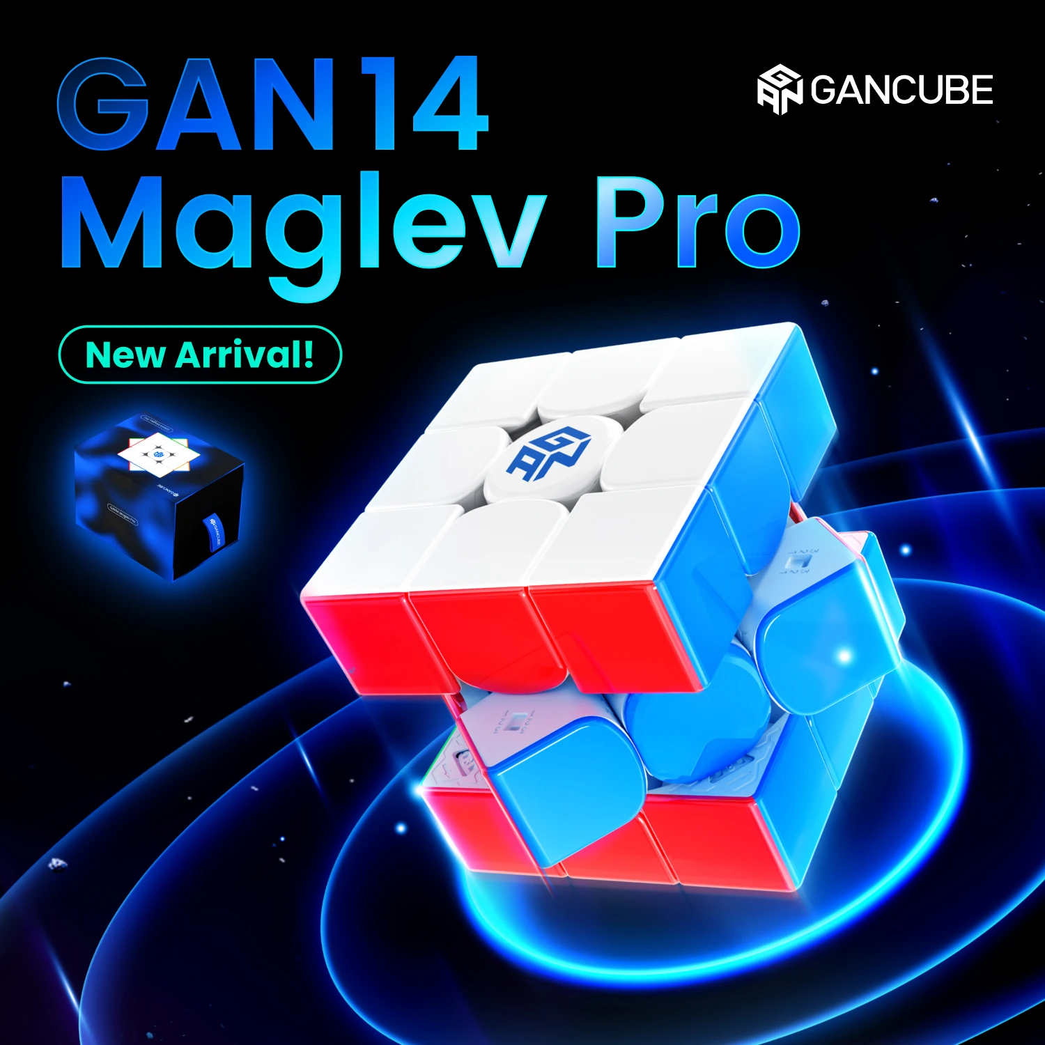 GAN14リニアUVマグネットキューブ3x3x3スピードルービック
