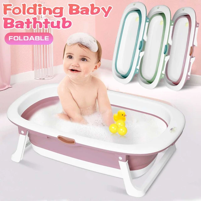 Children Folding Bath Tub Baby Bathtub  Summer Infant Comfort Height Bath  Tub - Baby Tubs - Aliexpress