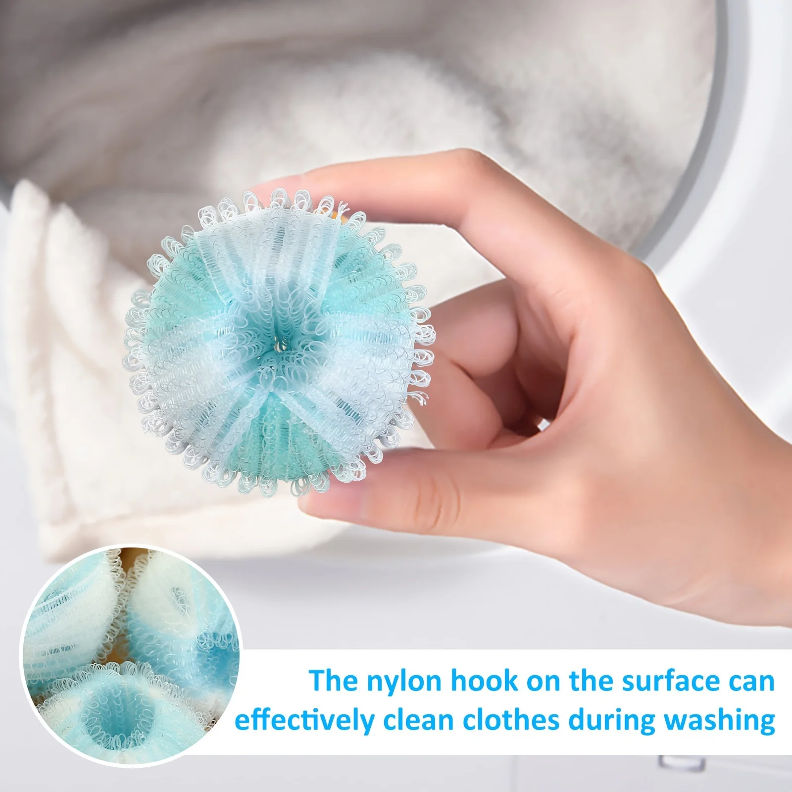 12/16pcs Pet Hair Removal Washing Machine Balls,Reusable & Durable Lint Catcher,Keeps Clothes & Bedding Fur-Free, Essential 2