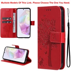 Elegant Magnetic Leather Wallet Case with Ample Storage Compartments - Galaxy S21 (Red)