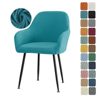 Polar Fleece High Arm Chair Cover Stretch Spandex Office Chair Slipcover Removable Elastic Seat Protector Covers for Living Room 1