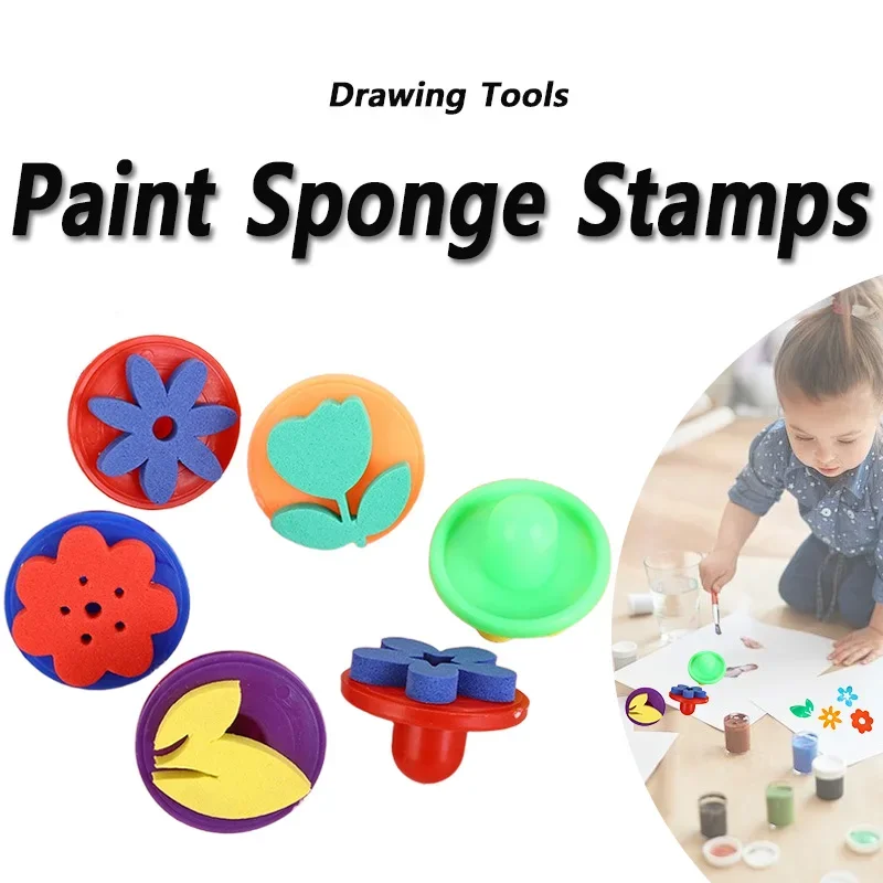 Sponge Paint Brush Kits for Kids Art Craft