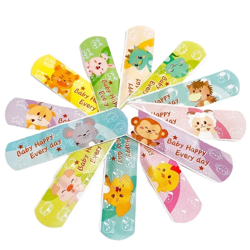 Tiras redondas con forma de banda para primeros auxilios, Parche de apósito para la piel, vendaje adhesivo Kawaii para niños y adultos, 120 unids/set - Imagen 6