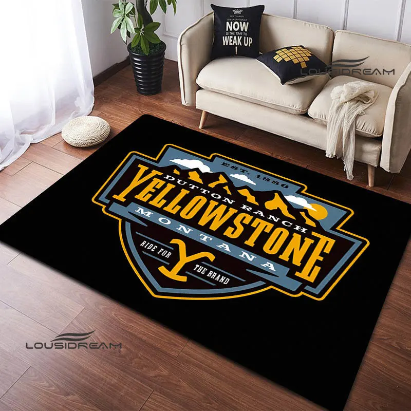 MovieYellowstoneLogoPrintedCarpetbedroomdecorcarpetsforliving
