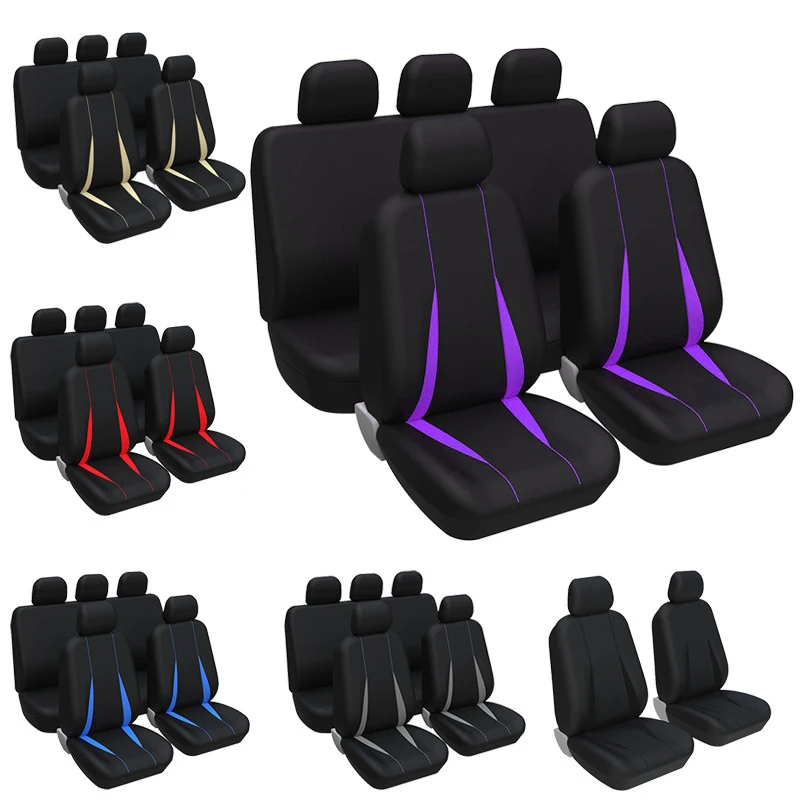 AUTOYOUTH Full Set Car Seat Covers Protector Covers Universal Size