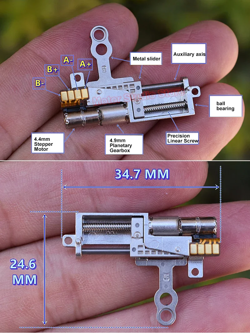 Stroke 10mm Linear actuator Tiny 5mm Precision Planetary Gearbox Gear Stepping Stepper Motor linear actuator stepper motor