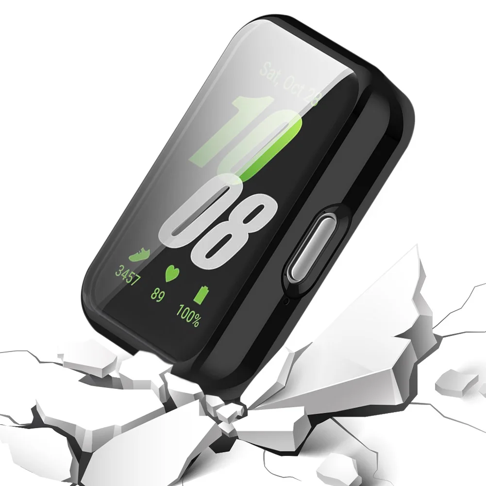 Soft TPU Anti-Scratch Full Cover Screen Protector Case