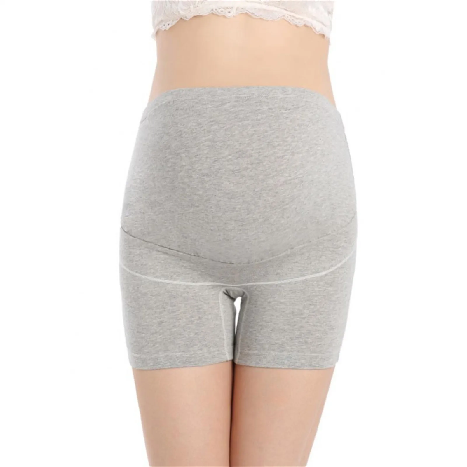 Pregnant Women Safety Pants Boxer Briefs High Waist Adjustment Stomach Lift Belly Women's plus size soft Boxer Pants pantalones