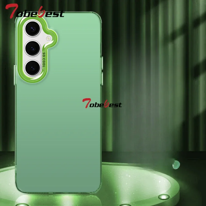 Luxury Laser Aurora Matte IMD Phone Case Cover