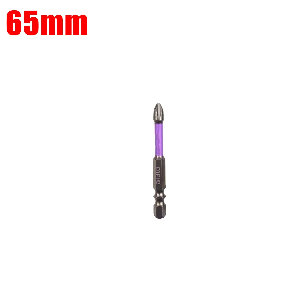 

Non-slip PH2 Magnetic Batch Head Cross Screwdriver Hardness Impact Drill Bit Nutdrivers Workshop Equipment Hand Tools Drill Bits