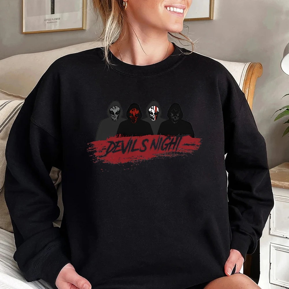 thumbnail image 1 of Property of Kai Mori Devil's Night Sweatshirt Retro Penelope Douglas Bookish Merch Will Grayson Four Horsemen Unisex Sweatshirts, 1 of 4