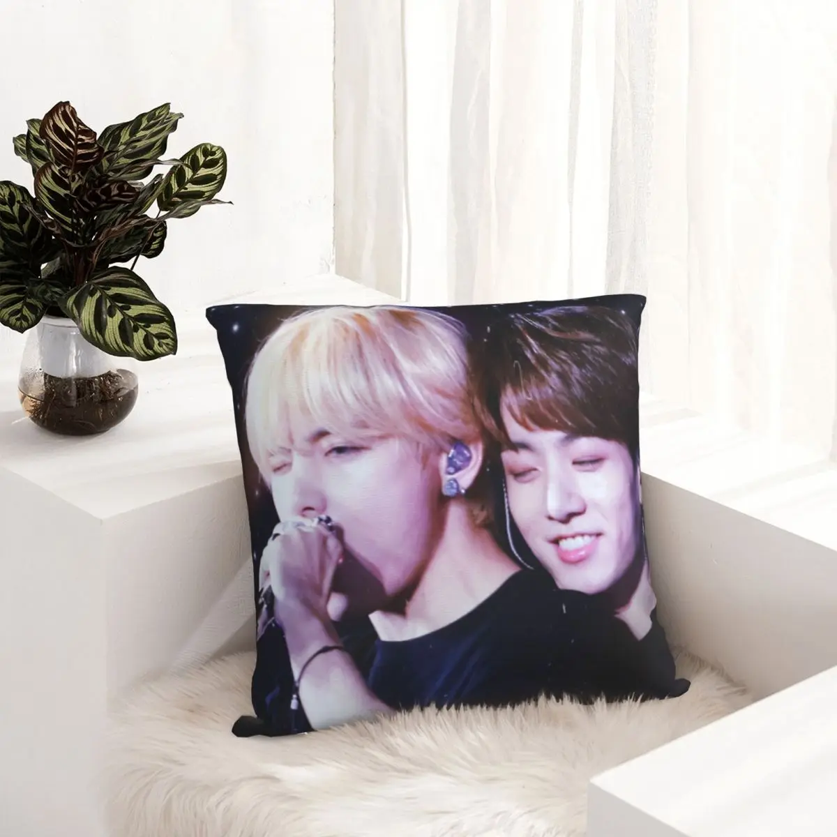 Чехол на подушку Taekook Kpop Bts Bangtan Boys Dakimakura Наволочка декоративные подушки для