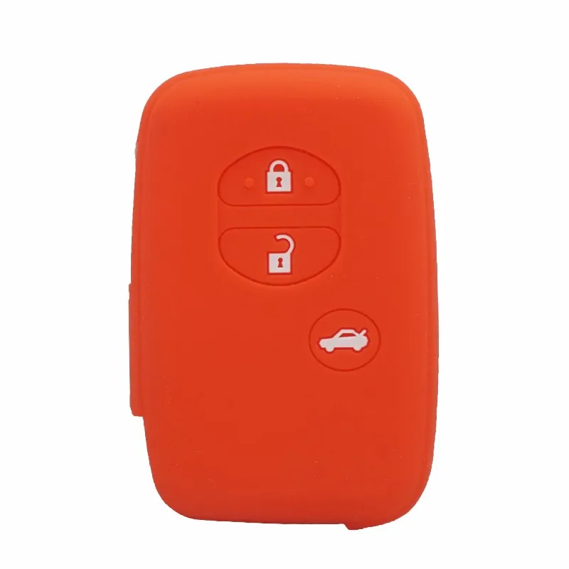 Key Case Cover Xinyuexin Silicone Car Key Cover Case For Toyota Land Cruiser Camry Highlander Crown Prado Prius Remote Key Jacket Car-styling