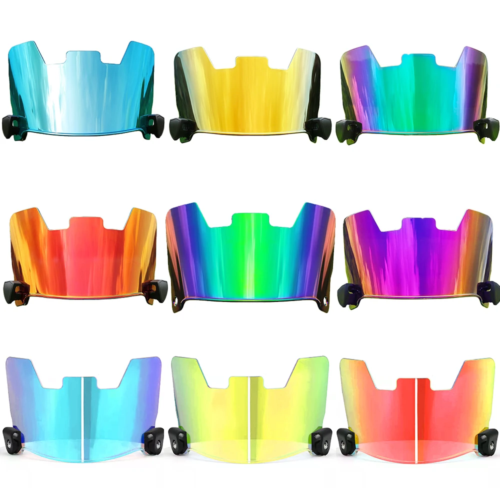 2023CheapAmericanFootballVisorswithClipUniversalFitChrome