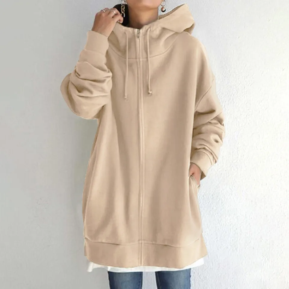 Thick Winter Women's Oversized Hooded Sweatshirt