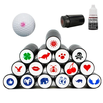 Golf Ball Stamper – Quick Dry Marker with Patterns 1