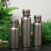 500/600/750ml Titanium Water Bottle with Lid Lightweight Drinking Bottle Leak-Proof Ultralight Water Bottle for Outdoor Picnic 1