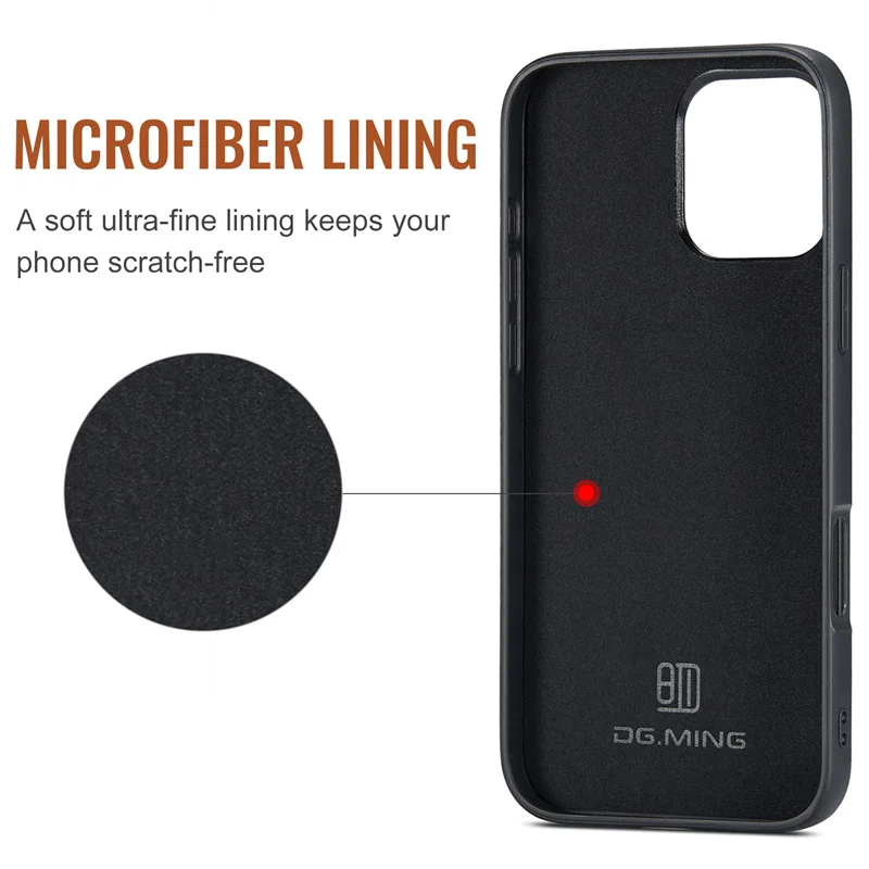 Luxuriöse Magnetische Leder-Brieftaschenhülle für iPhone 18 17 Pro Max 11 12 13 14 15 16 iPhone18 Magnet-Ständer Geld- und Kartenhalter Cover – Detail 18