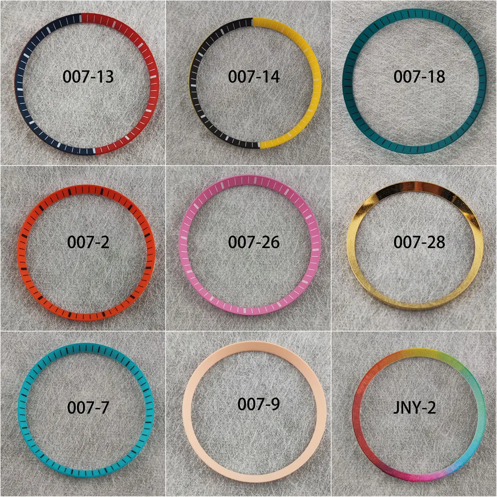 30.5-32.5mm Dia watch chapter ring SKX007 chapter ring fit for SKX009 NH35/36 Watch case parts