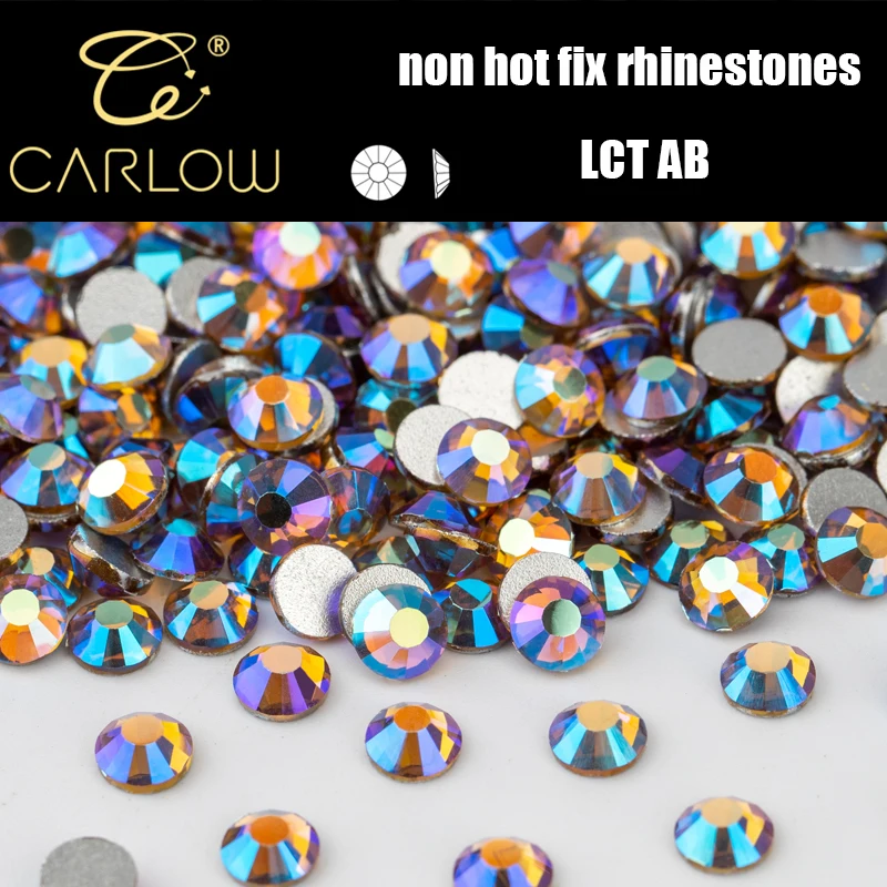 

CARLOW SS4-SS30 светильник яркий Топаз AB, стеклянные стразы для дизайна ногтей, зеркальные Серебристые блестящие камни