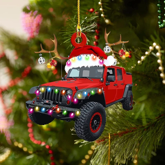 Camions de noël pour enfants, transport, arbre de noël, voiture, décoration  de fête, cadeau de nouvel an, 2023 - AliExpress