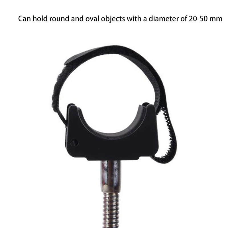 Bicycle Flashlight Holder Weapon Flashlight Accessories Light Stand Accessories U Shaped Clip Mount Adjustable Flashlight Mount Holder Clip U-Shaped Fishing Light Stand Tripod Mount For 20MM To 50MM Outdoor Fishing Lamp Bracket